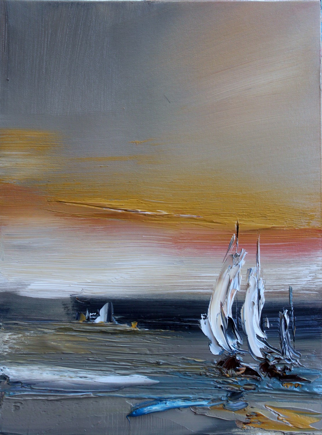 'Evening Yachts' by artist Rosanne Barr